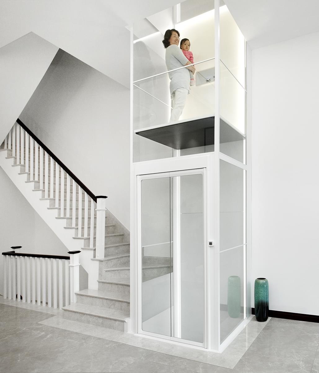 Thang máy trục vít - Loại mini không hố pit